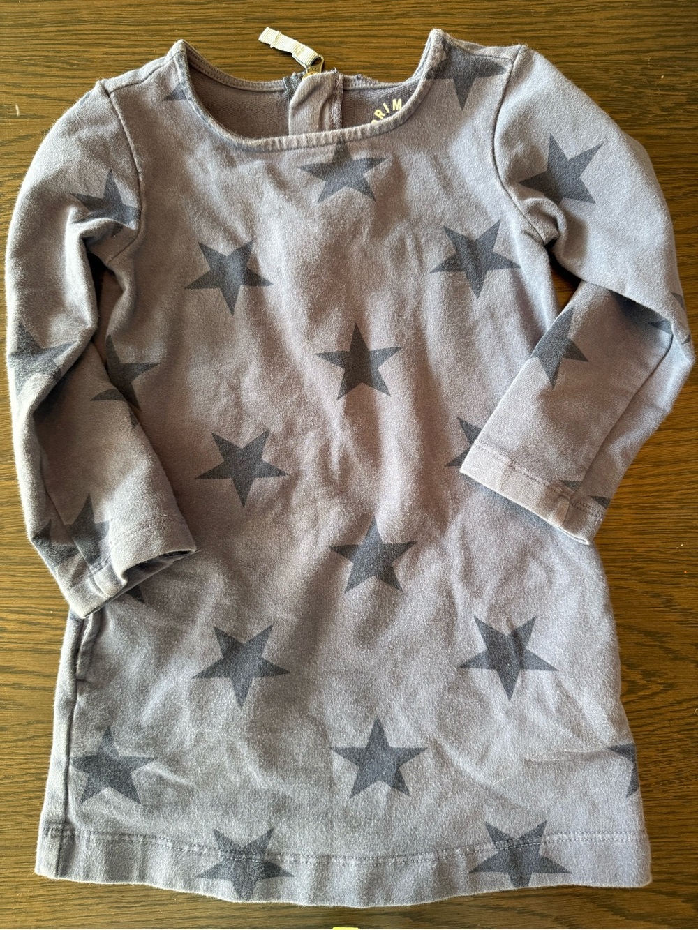 Primary 2t Star Print Long Sleeve dress